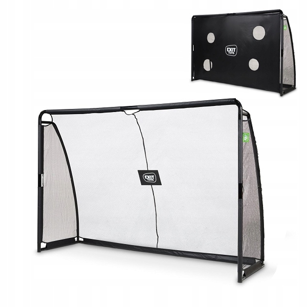 Bramka piłkarska do piłki nożnej Exit Finta 300x200 cm 2w1 mata celnościowa
