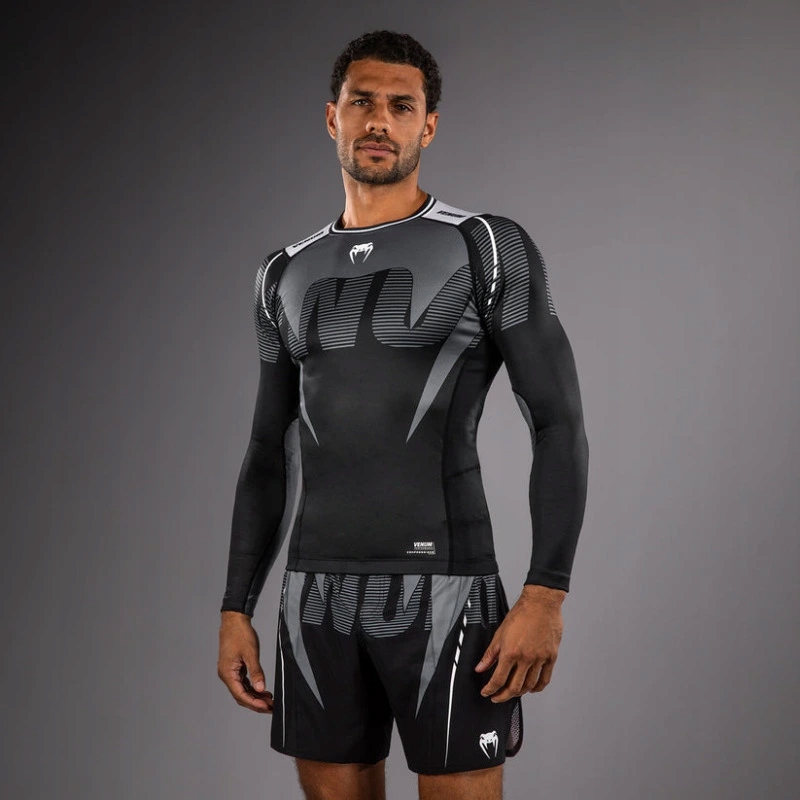 Rashguard Venum Adrenaline Dl. rukávem černo/stříbrný VENUM-05174-109 2