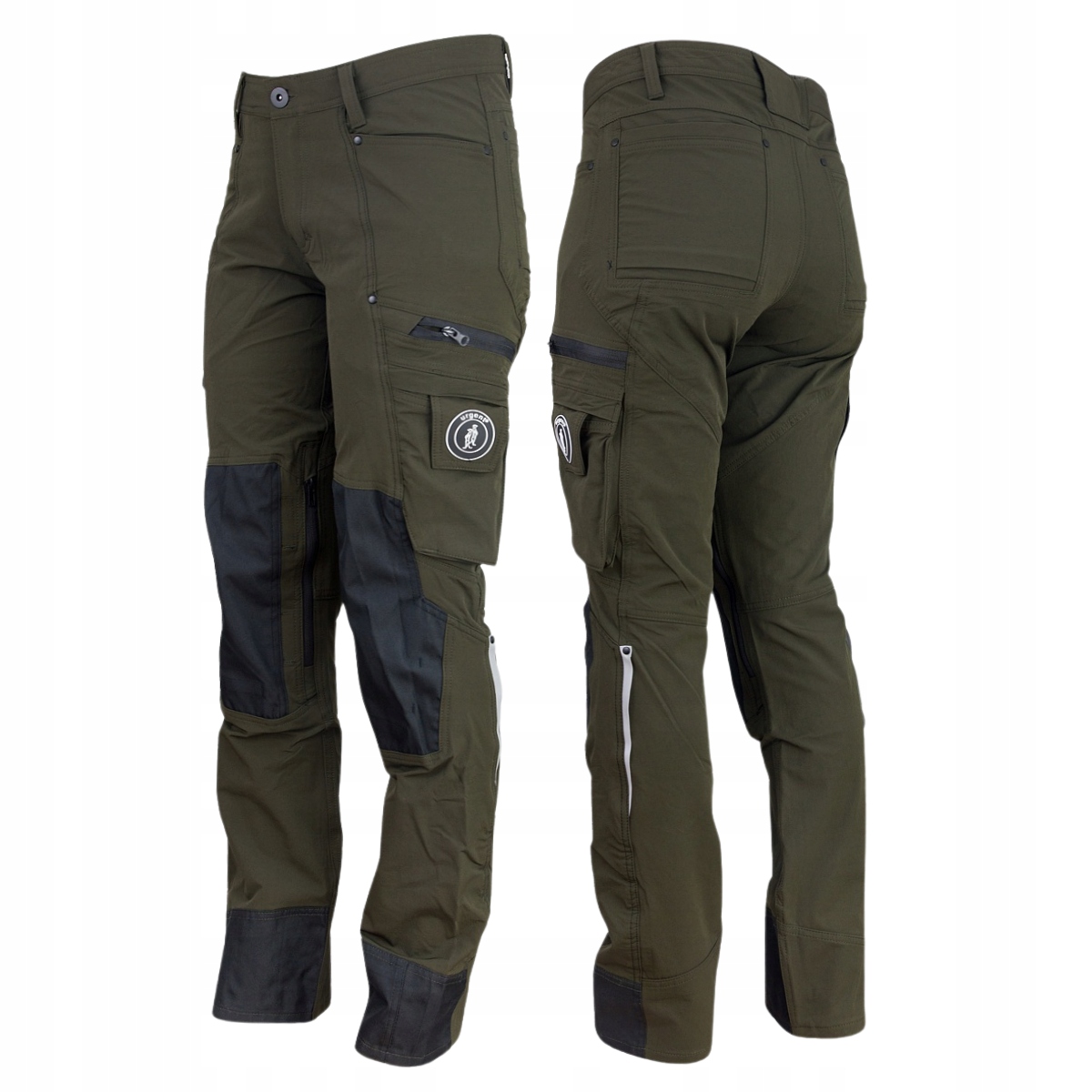 Spodnie męskie Bojówki Wojskowe taktyczne robocze zielone Urgent r. 54