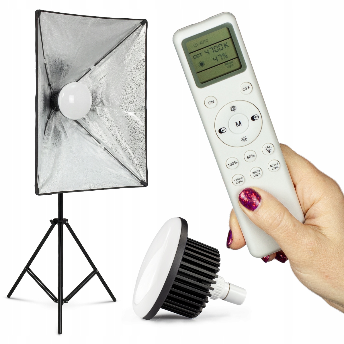 Studiová lampa pro videozáznamy 100W Led s regulací