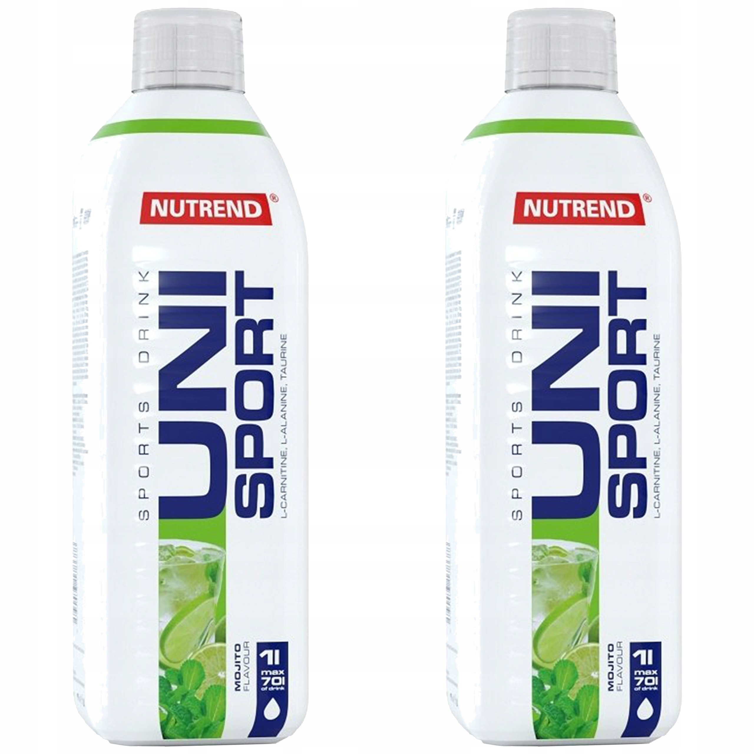 2x Isotonický Nápoj Regenerace Elektrolyty Karnitin Re-ge 1000ML Nutrend