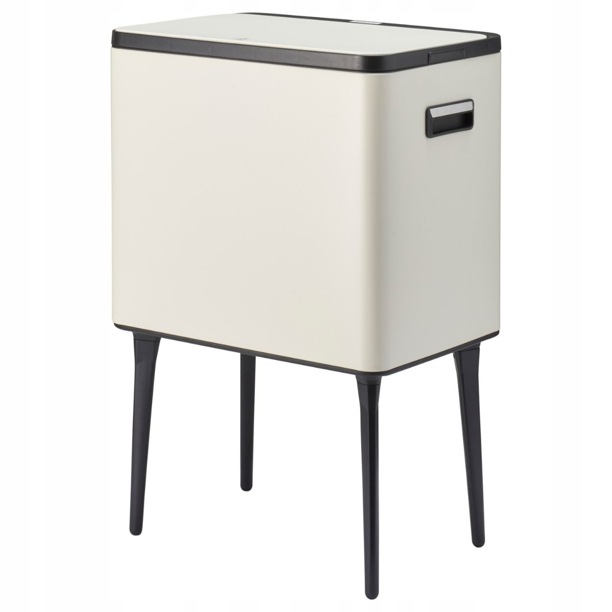 Kôš Na Odpadky krémový retro 35L Dotykový systém s Odnímateľnou nádobou