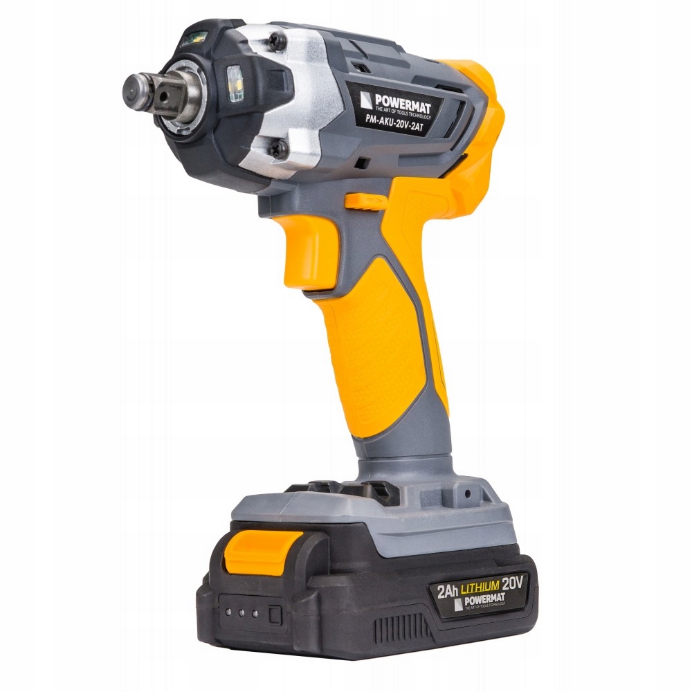 Klucz UDAROWY AKUMULATOROWY 20V nasadki + ADAPTERY Zasilanie akumulatorowe