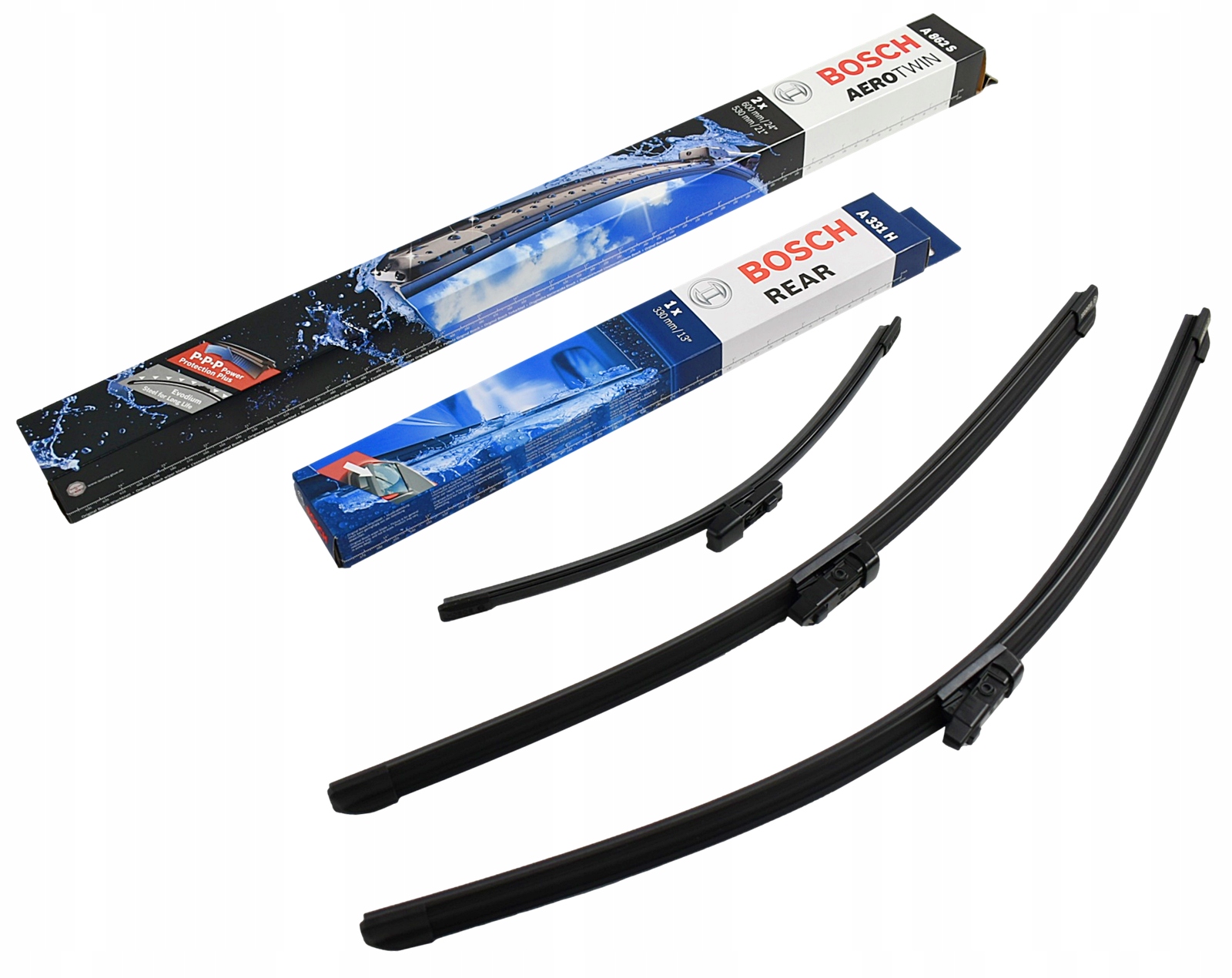 Bosch Wycieraczki Przód Tył Skoda Kodiaq 17-