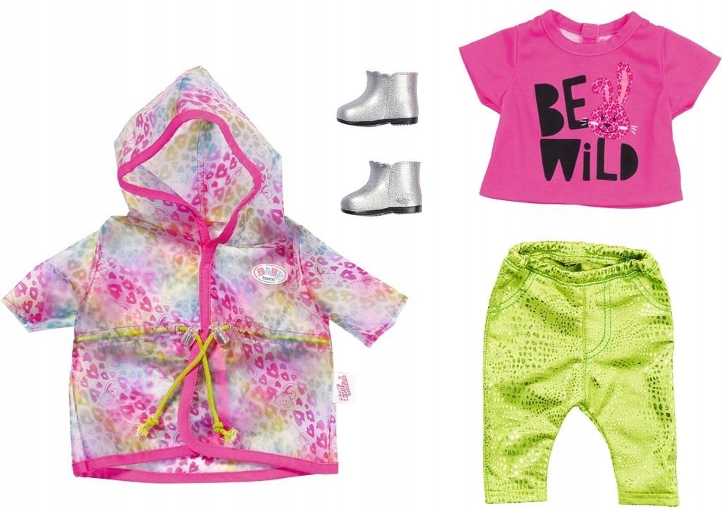 Baby Born Zestaw Deluxe Tęczowy Na Deszcz 828328