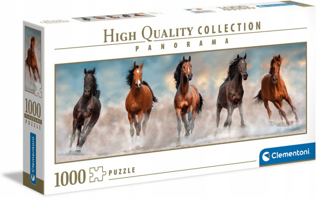

Puzzle 1000 panoramiczne Hq Konie 39607