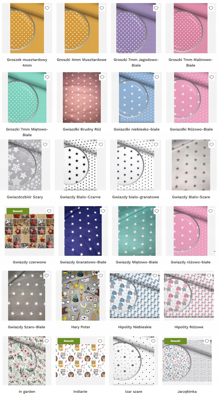 POSZEWKA JASKIEK 100% BAWEŁNA 360 WZORÓW 60x80 CM Marka inna