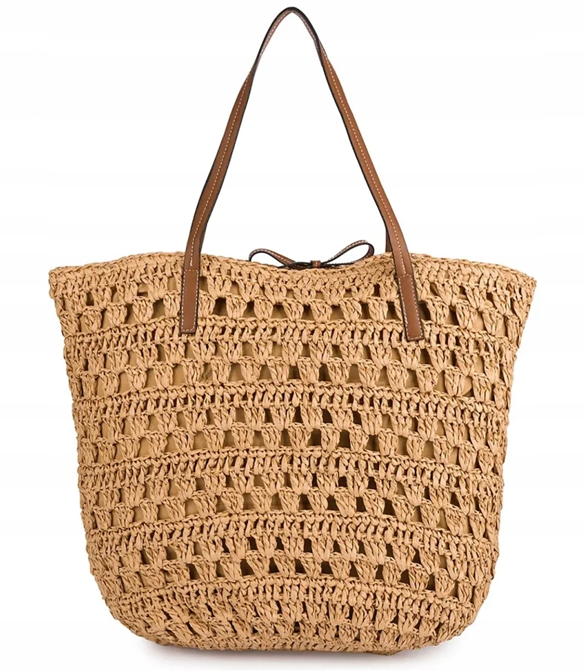 Ažurová boho kabelka na léto s podšívkou a zipem unisize