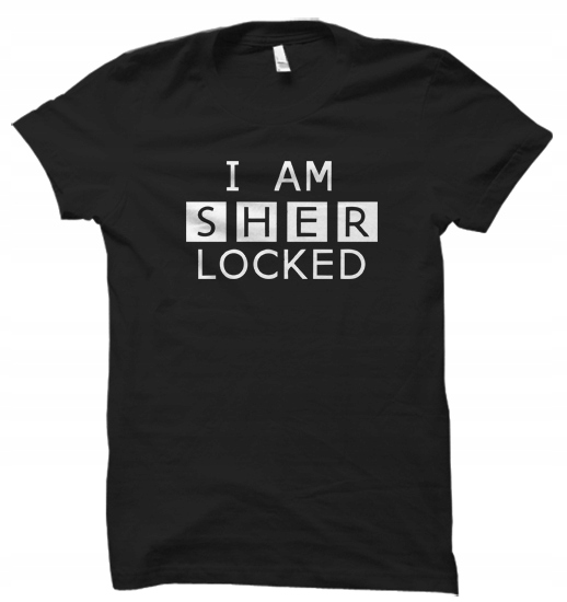 

Sherlock I Am Sherlocked t-shirt koszulka damskaM