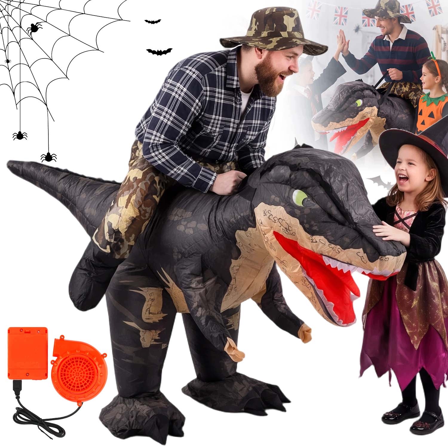 Kostým Dinosaura Samonafukovací Kostým Dinosaurus T-rex