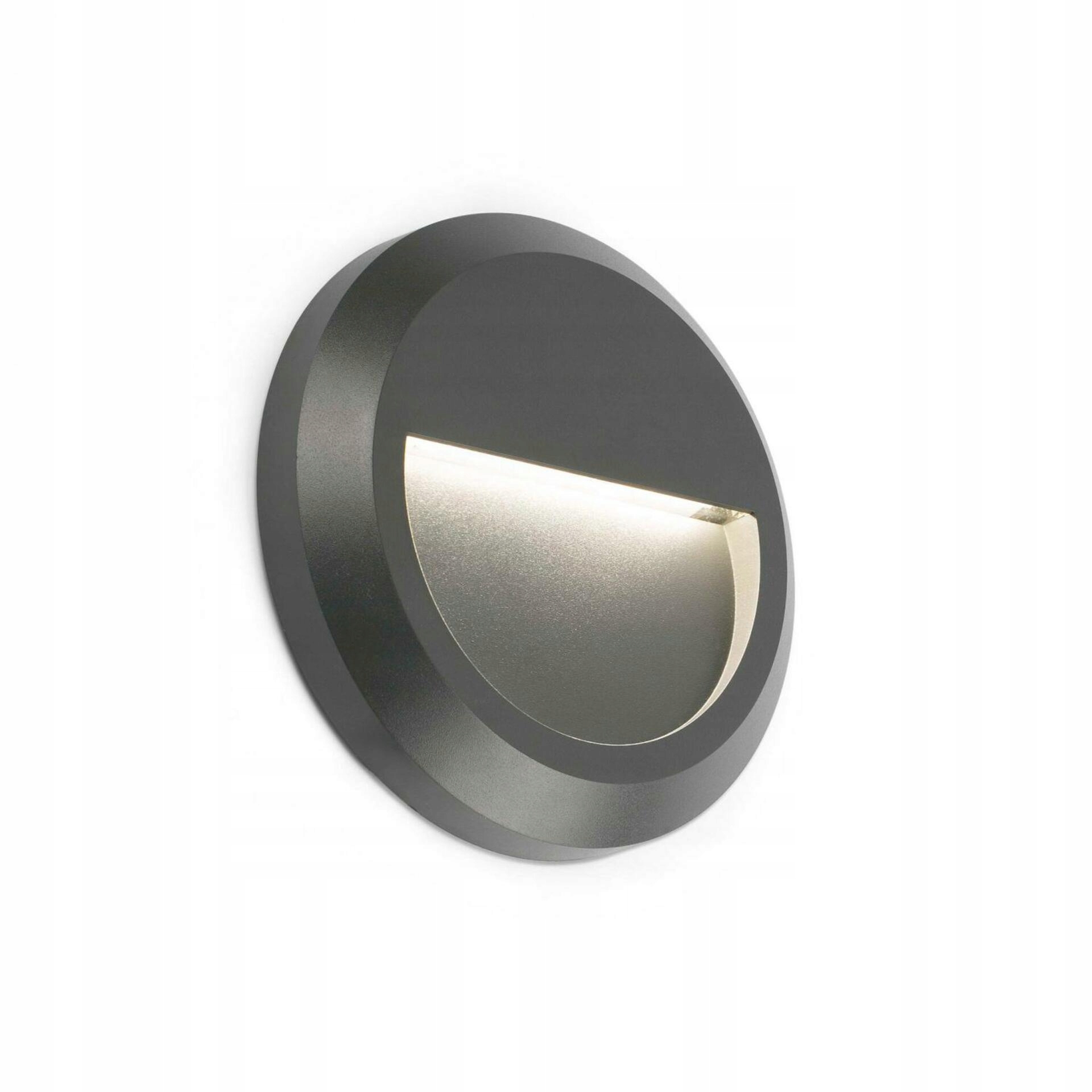 Faro Grant R nástenná vonkajšia vnútorná Led lampa IP65 tmavo šedá 3000K 1W