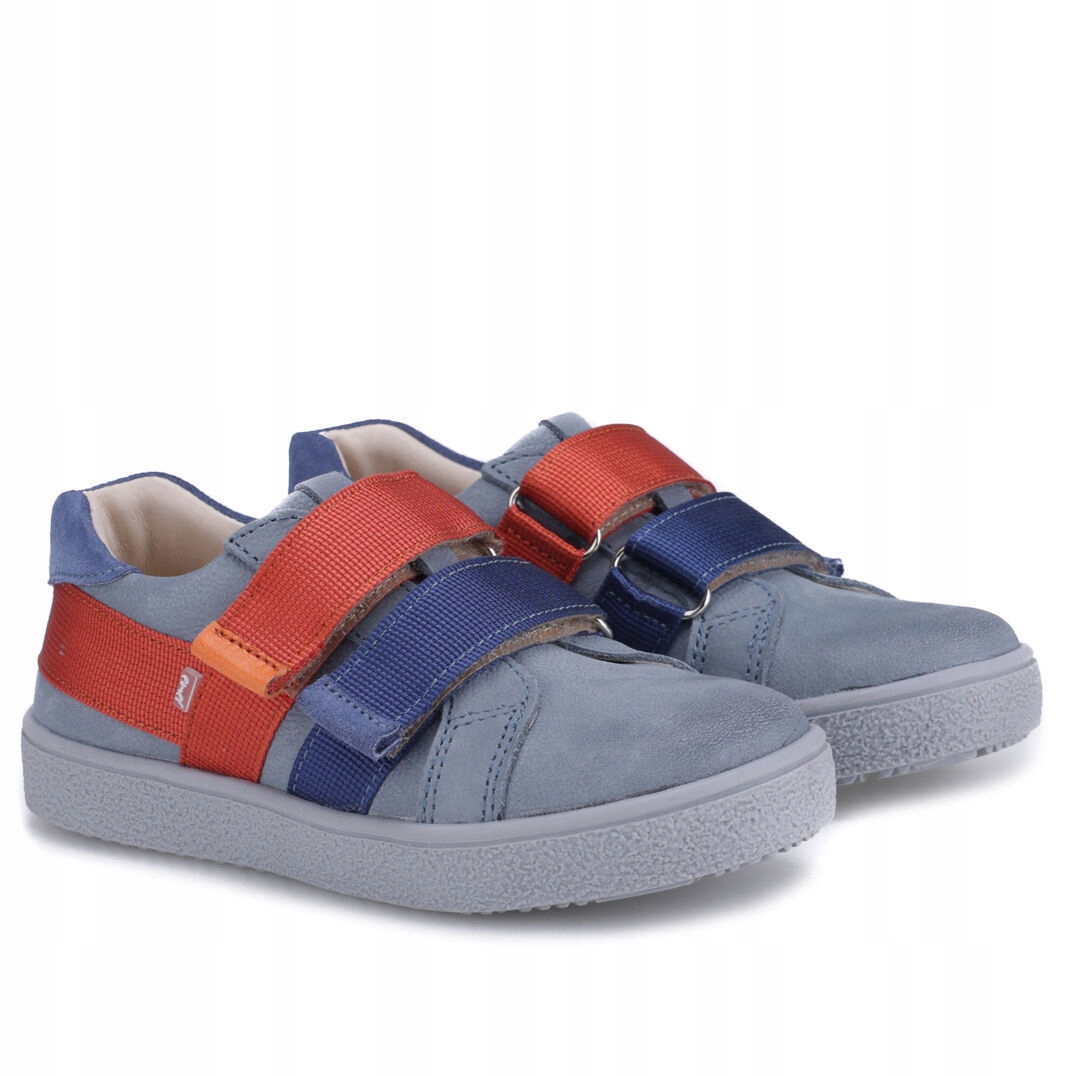 SKÓRZANE TRAMPKI DZIECIĘCE NA RZEP EMEL PÓŁBUTY CHŁOPIĘCE EMEL R31