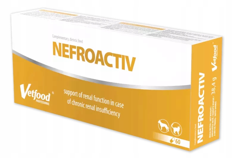 Vetfood Nefroactiv Preparat Na Nerki Dla Psa I Kota 60 Tabletek