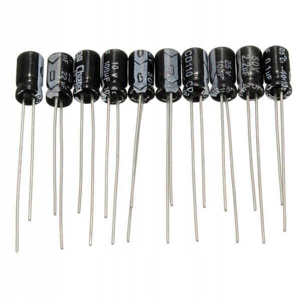 Zestaw kondensatorów elektrolitycznych - 120 szt. - 12 typów wartości Symbol zke