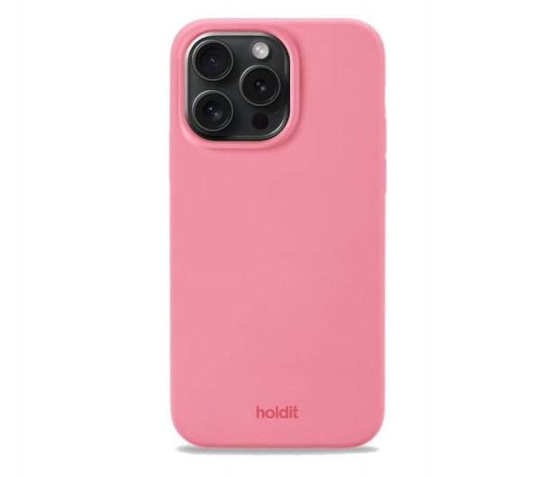 Etui Holdit Silicone Case iPhone 15 Pro Max Rouge Pink