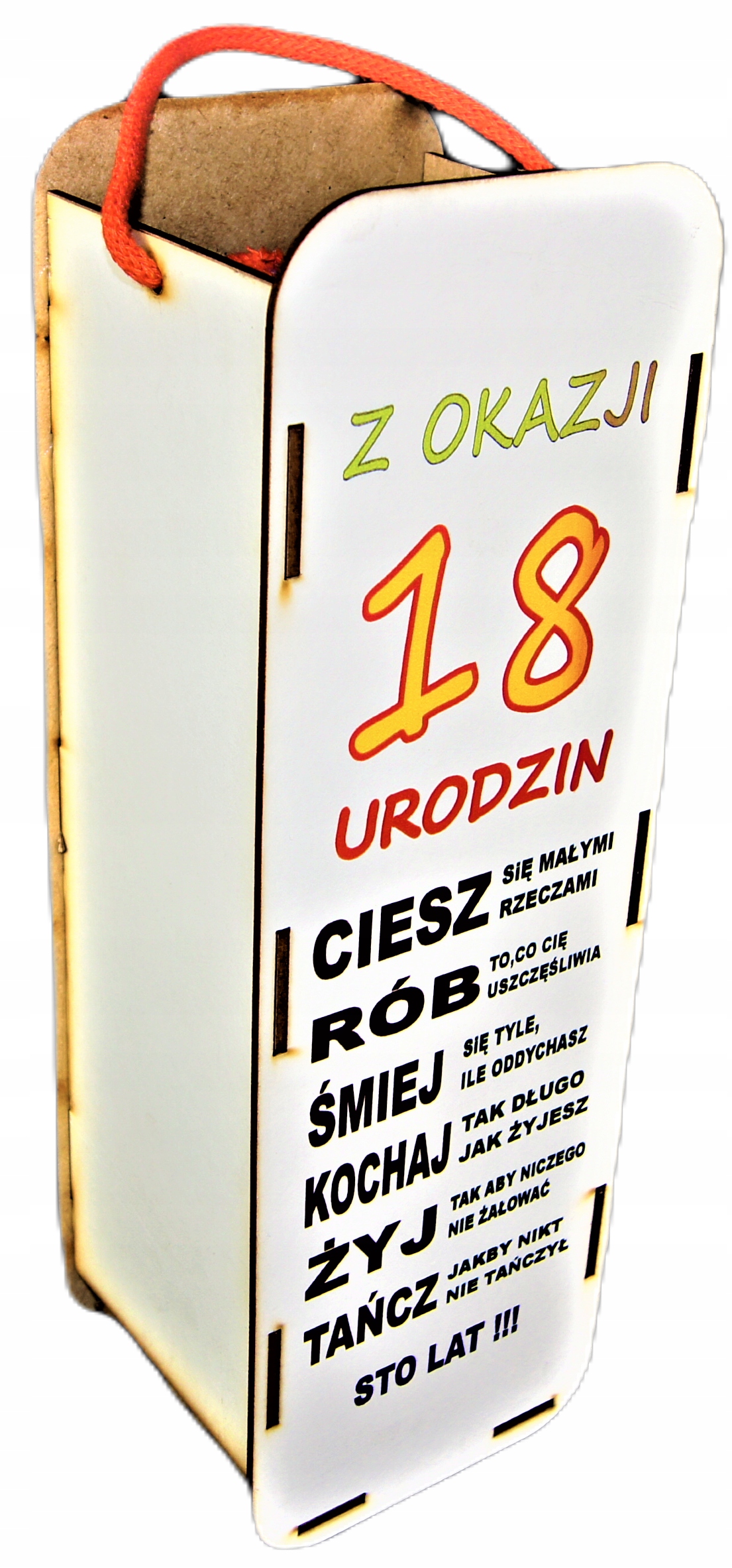 

Śmieszny 18 Urodziny Skrzynka na Butelkę