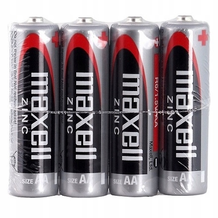 

4 x Bateria Paluszek Maxell zinc R06 Aa 1,5V