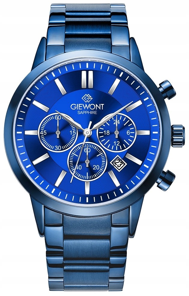 Pánské Hodinky Giewont Chronograph Sapphire Modré GW8510-B4