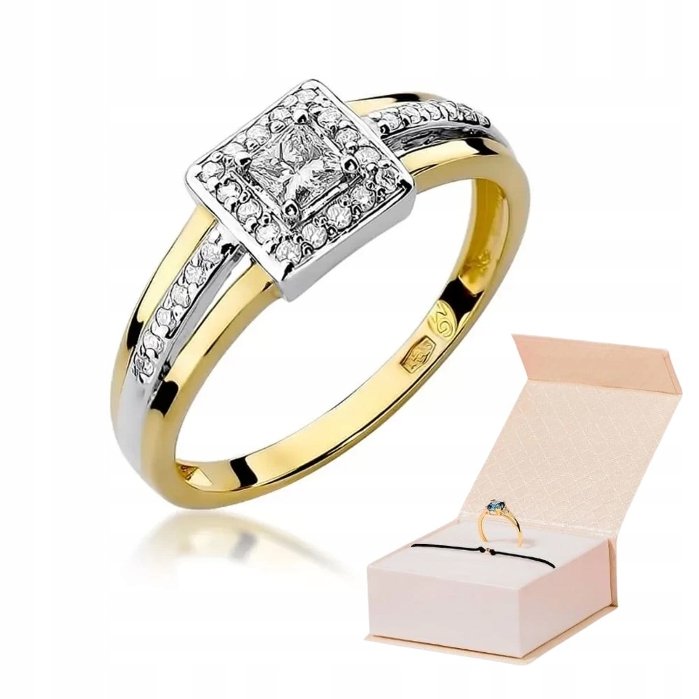 Zlatý Prstýnek S Brilianty 0,29 ct Jedinečný Elegantní Zlatý Náramek