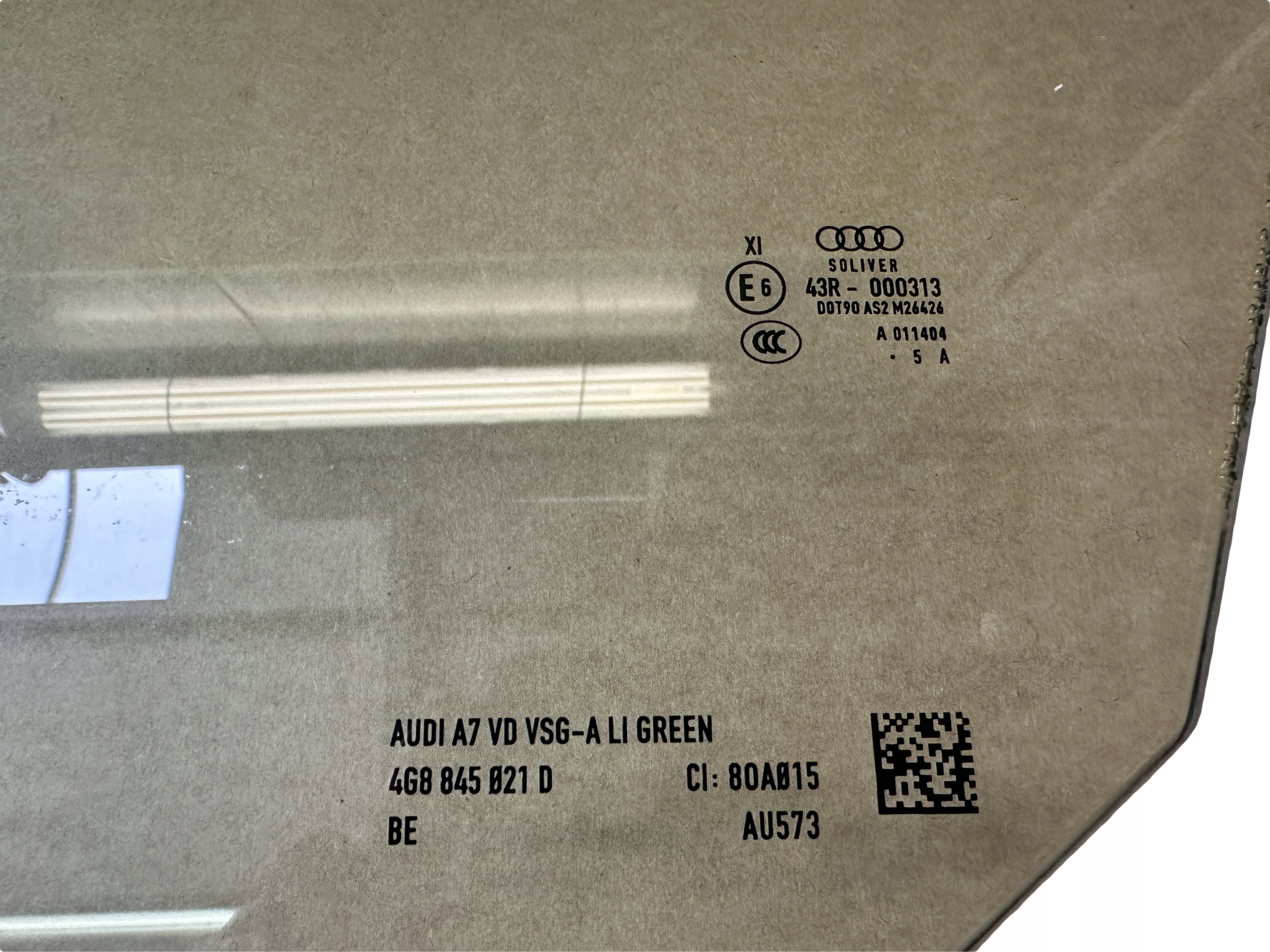 AUDI A7 4G window left front PODWOJNA 2015R