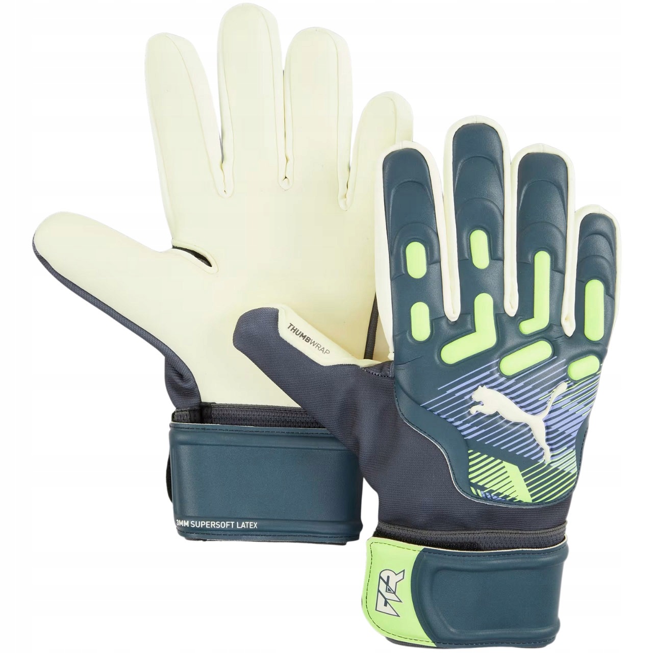 Rękawice bramkarskie Puma Future Match Nc niebiesko-zielone 41926 05 11