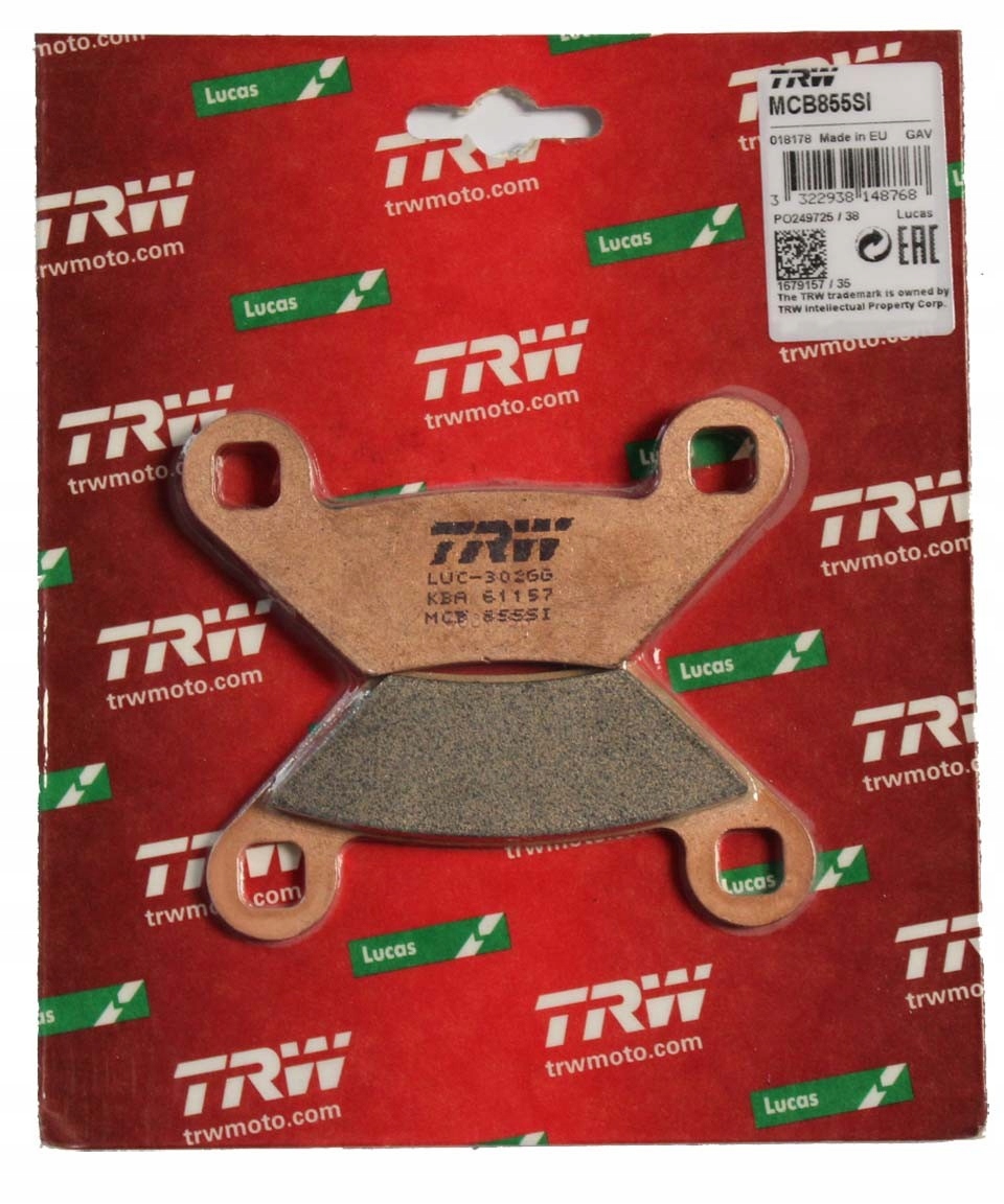 KLOCKI HAMULCOWE TRW POLARIS SPORTSMAN MCB855SI