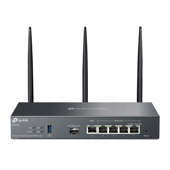 TP-Link ER706W AX3000 WiFi Gb Vpn router Omada Sdn