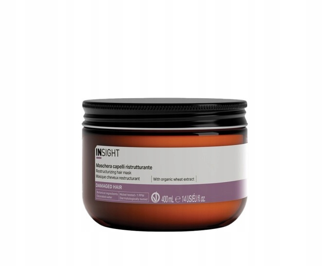 Insight Damaged Hair Maska Odbudowująca Zniszczone Włosy, 400ml