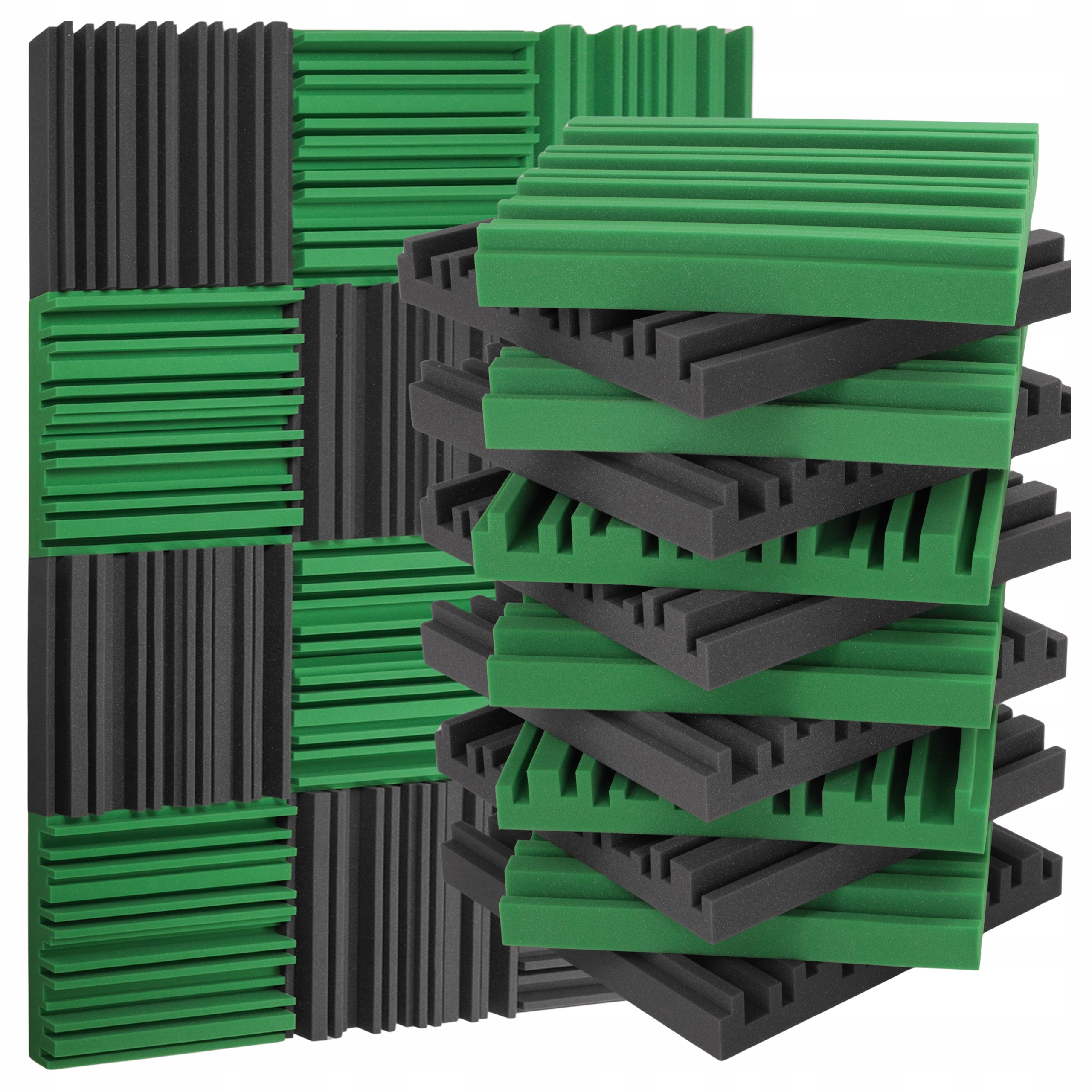 Dekoratívne akustické panely na utíšenie izby štúdio gamera 12 kusov