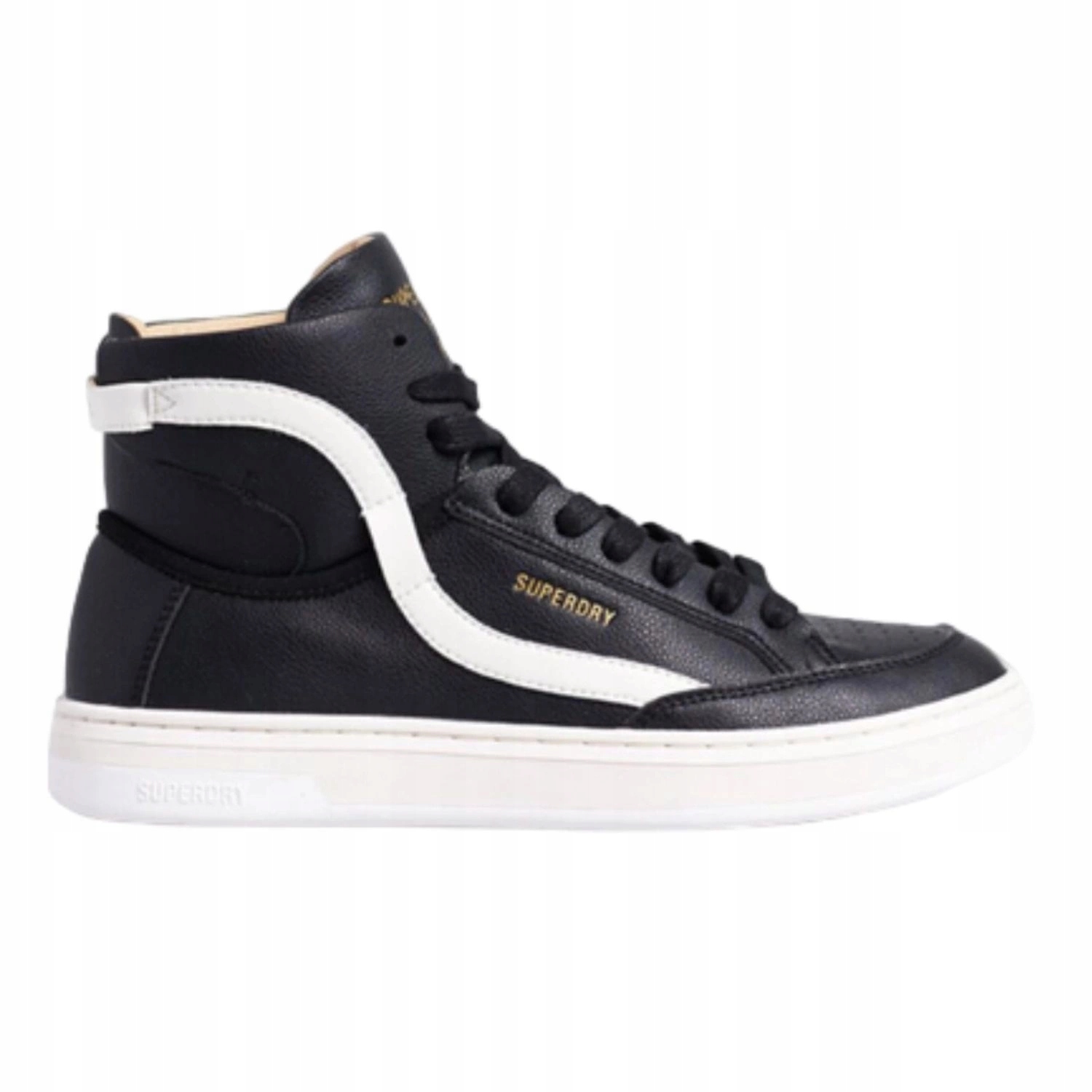 Dámské boty Superdry Basket Lux černé nad kotník tenisky vel. 36