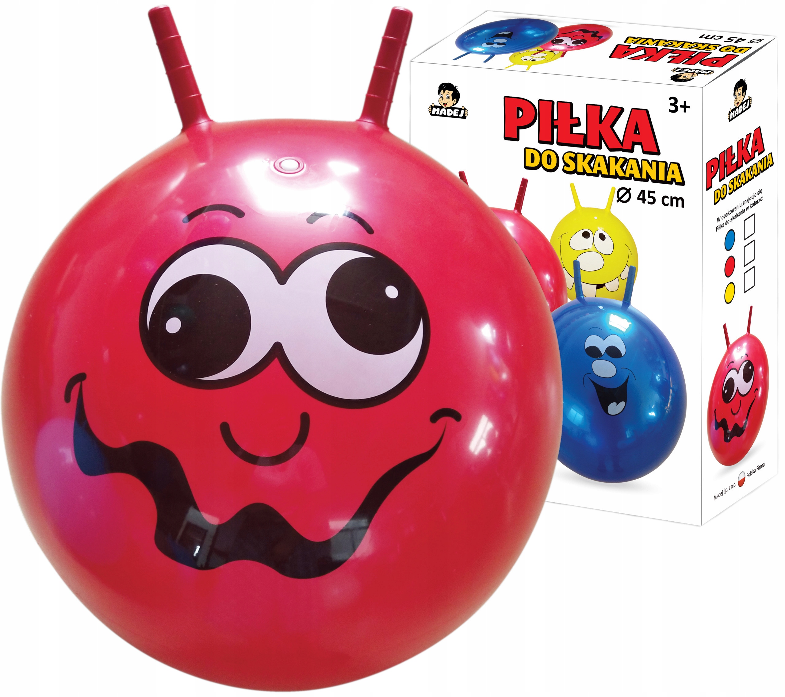 

Bezpieczna Piłka do Skakania Dla Dzieci Buzia 45cm