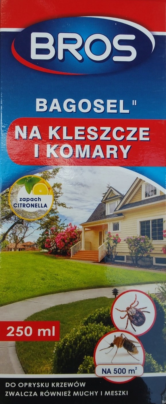 

Bros Bagosel 250 na komary kleszcze muchy meszki