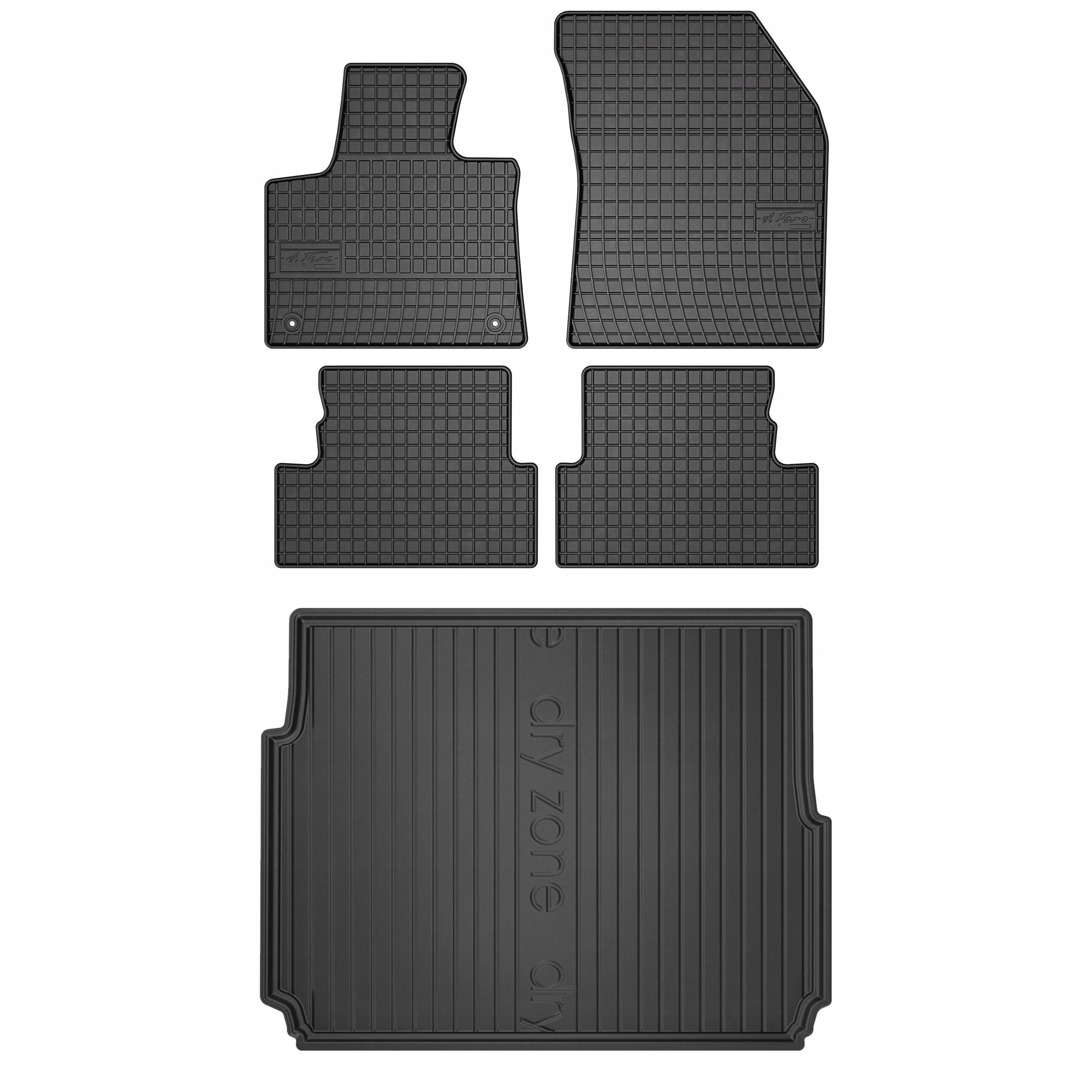 Gumové rohože a rohože pre Peugeot 3008 II od roku 2016