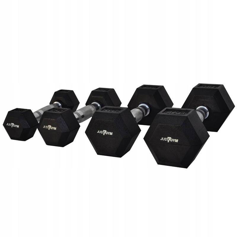 HANTLA HEX 15KG HEXAGONALNA GUMOWANA JUST7GYM Waga 1x 15 kg