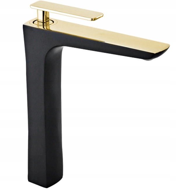 

Mexen Indus Bateria Umywalkowa Wysoka Czarna Złota