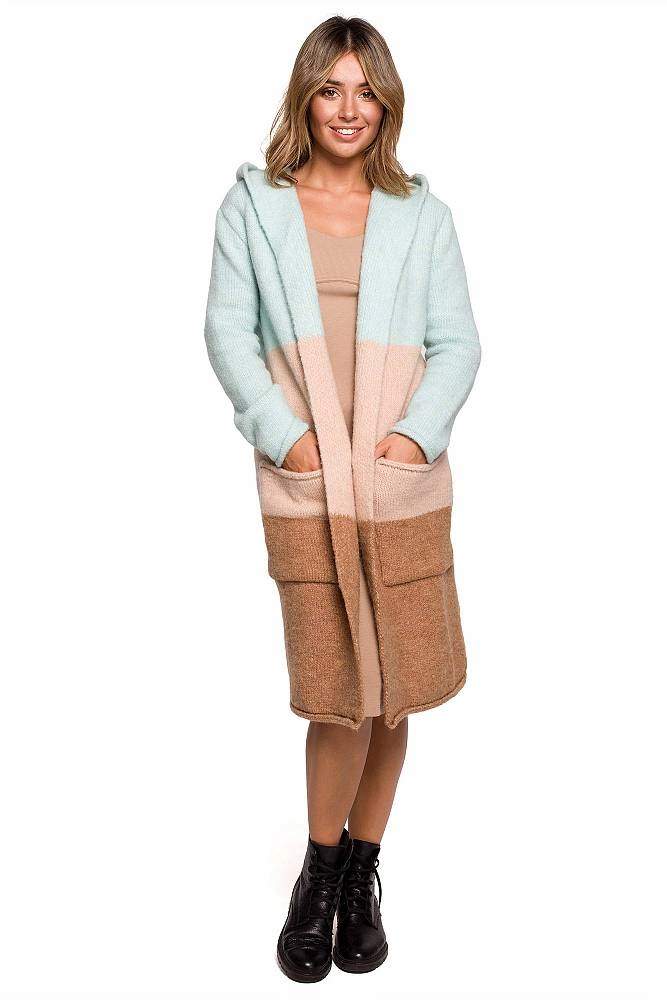 

Be Knit BK072 Kardigan W Pasy Wielokolorow (L/XL)
