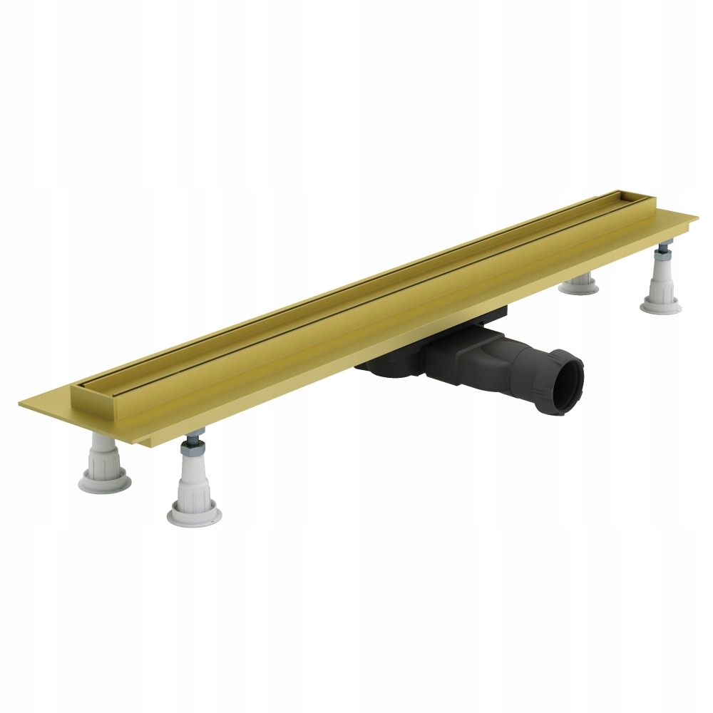 Lineární Odtok Slight Line Low Gold s maskovací vložkou 90x3,5x6,5 cm