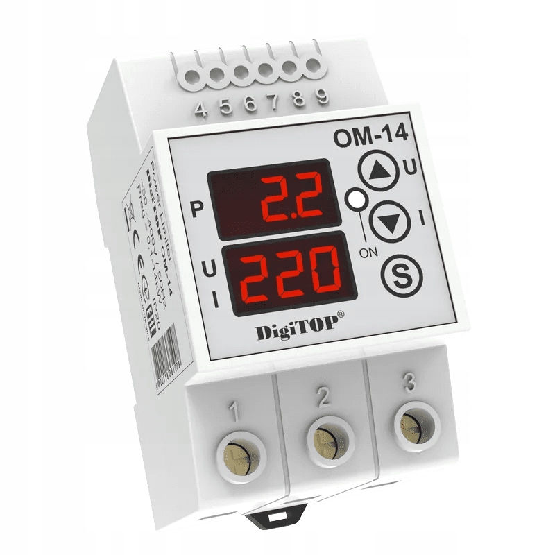 Elektrický nadproudový spínač OM-14 DigiTOP