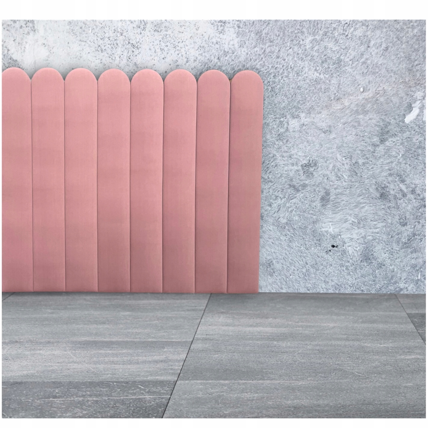 80 X 20 PANELE TAPICEROWANE ŚCIENNE DZIECIĘCE PŁOTEK ZAOKRĄGLONY WELUR