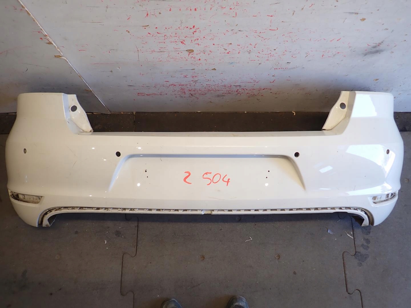 bumper rear part rear VW GOLF VI CABRIO 2009- 5K7807421