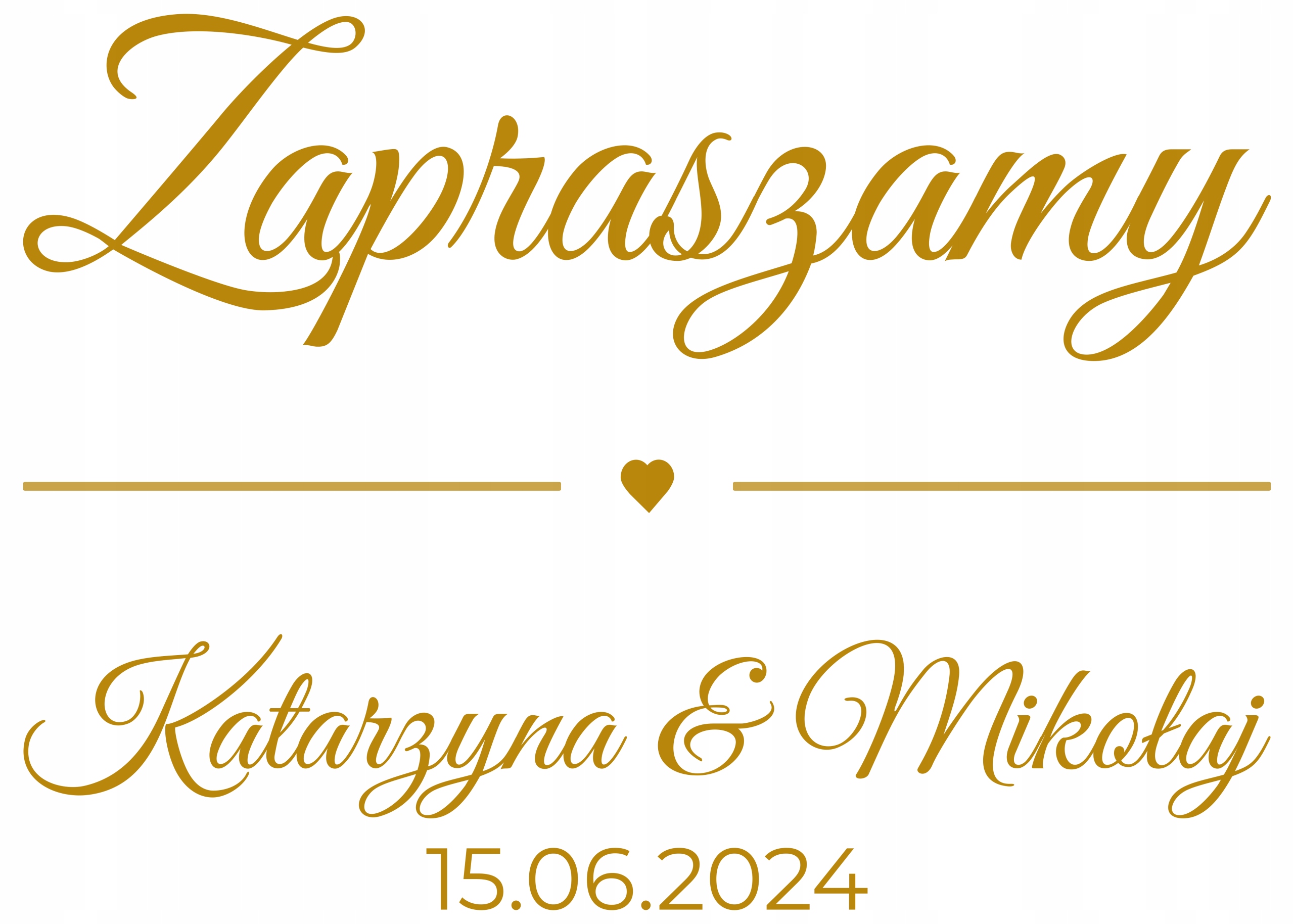 naklejka Zapraszamy Imiona Data 63x45cm na tablicę Marka Commelin