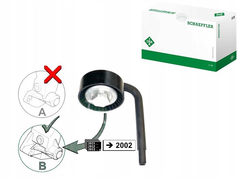 Rolka Napinacza Klínového Řemene Ina 7786287 645577