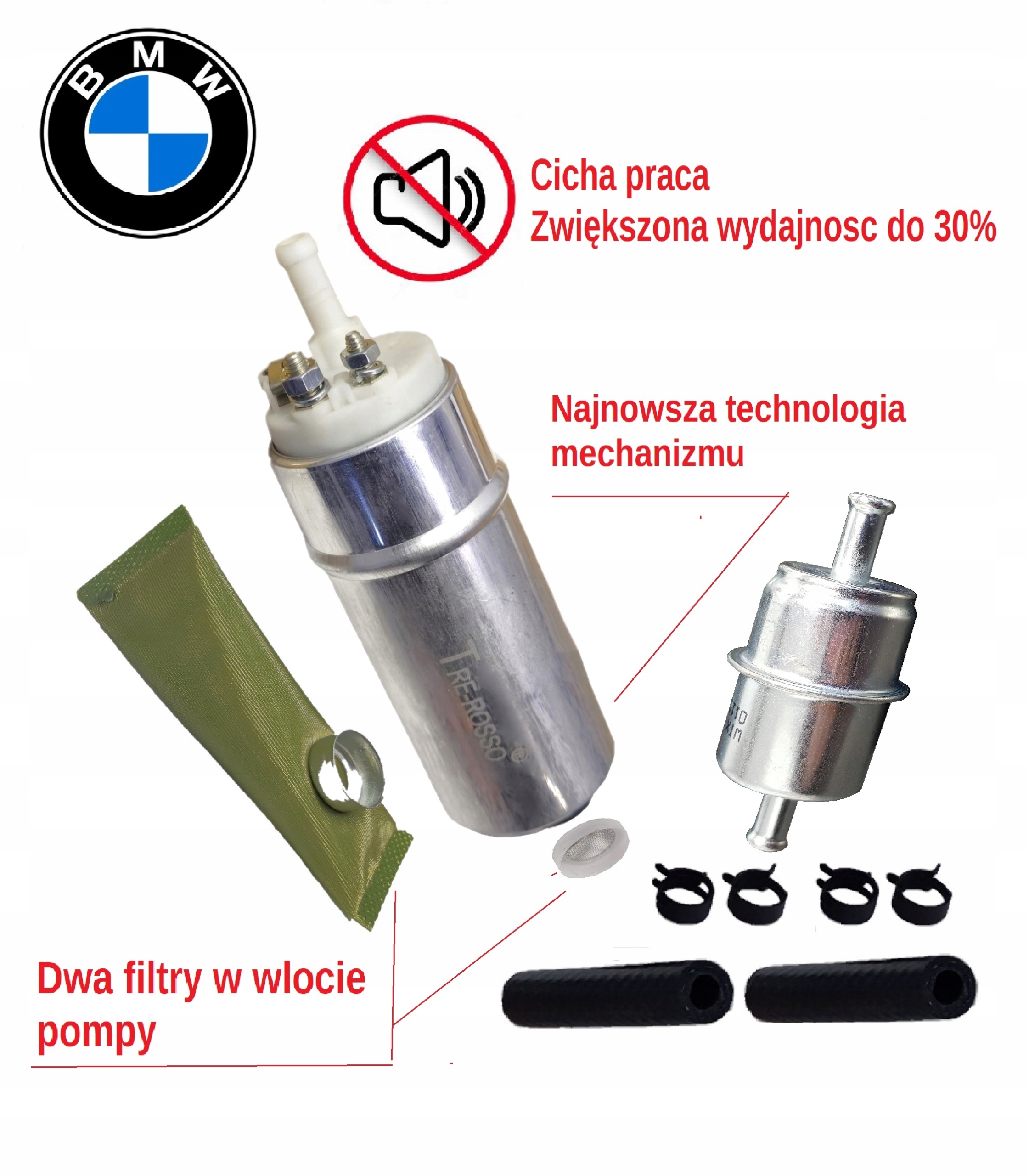 Bmw K75 K 75 Lt Rs Rt S 93-96 Palivové Čerpadlo Benzínový filtr