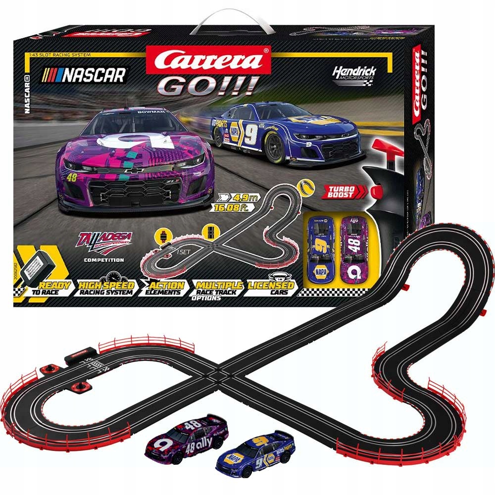 Carrera Go!!! Tor wyścigi Nascar Talladega Competition 62582