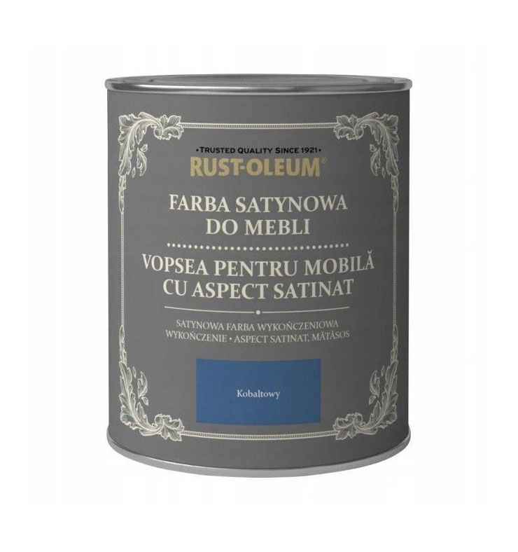 FARBA KREDOWA DO MEBLI RUSTOLEUM KOBALTOWY 0,125L