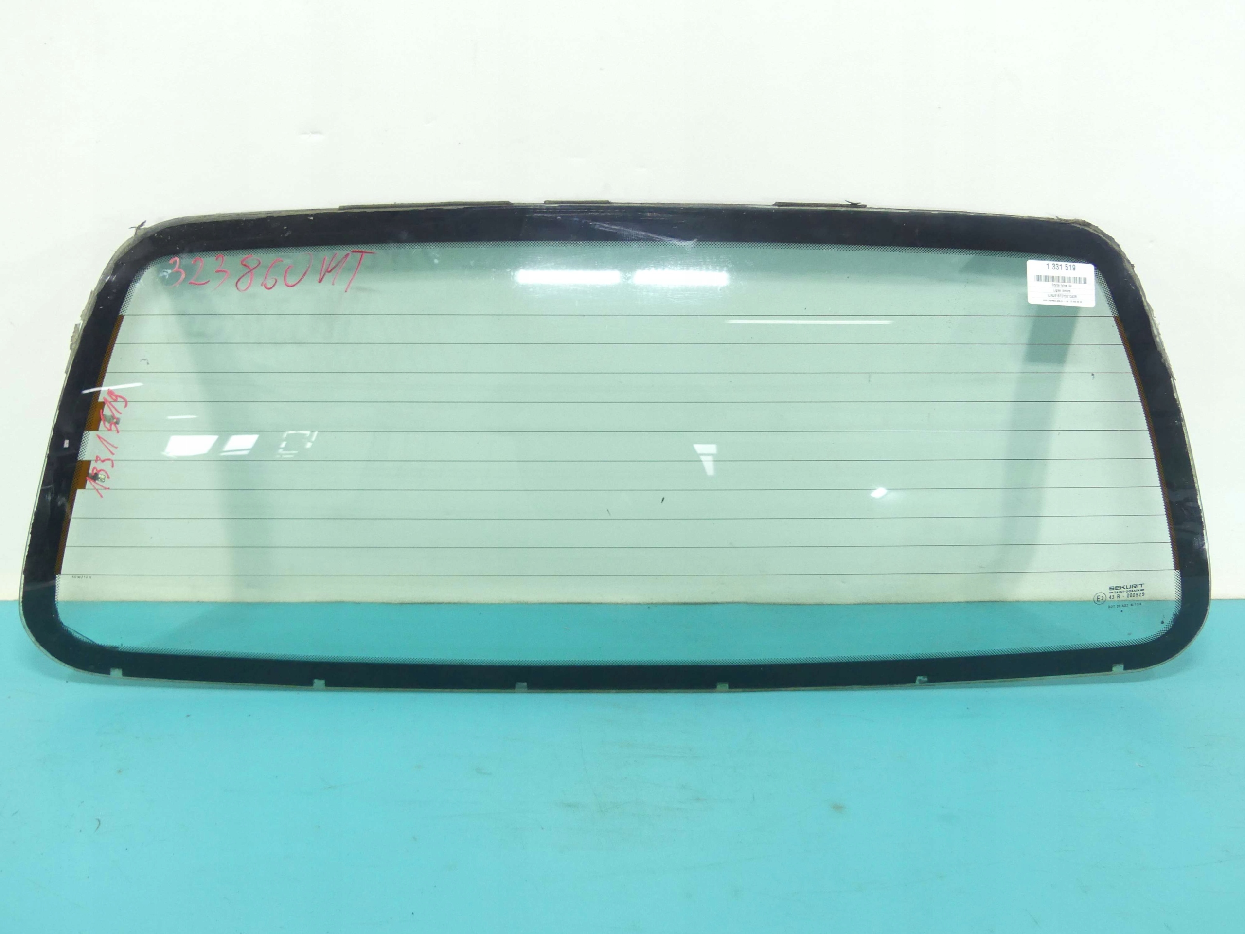 SZYBA KLAPY TYLNA LIGIER AMBRA TYŁ 00R MICROCAR