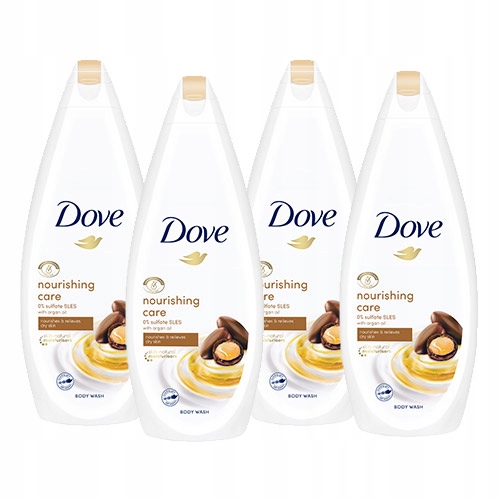 Promocja Dove Nourishing Care żel pod prysznic 4 x 750 ml wyprzedaż przecena