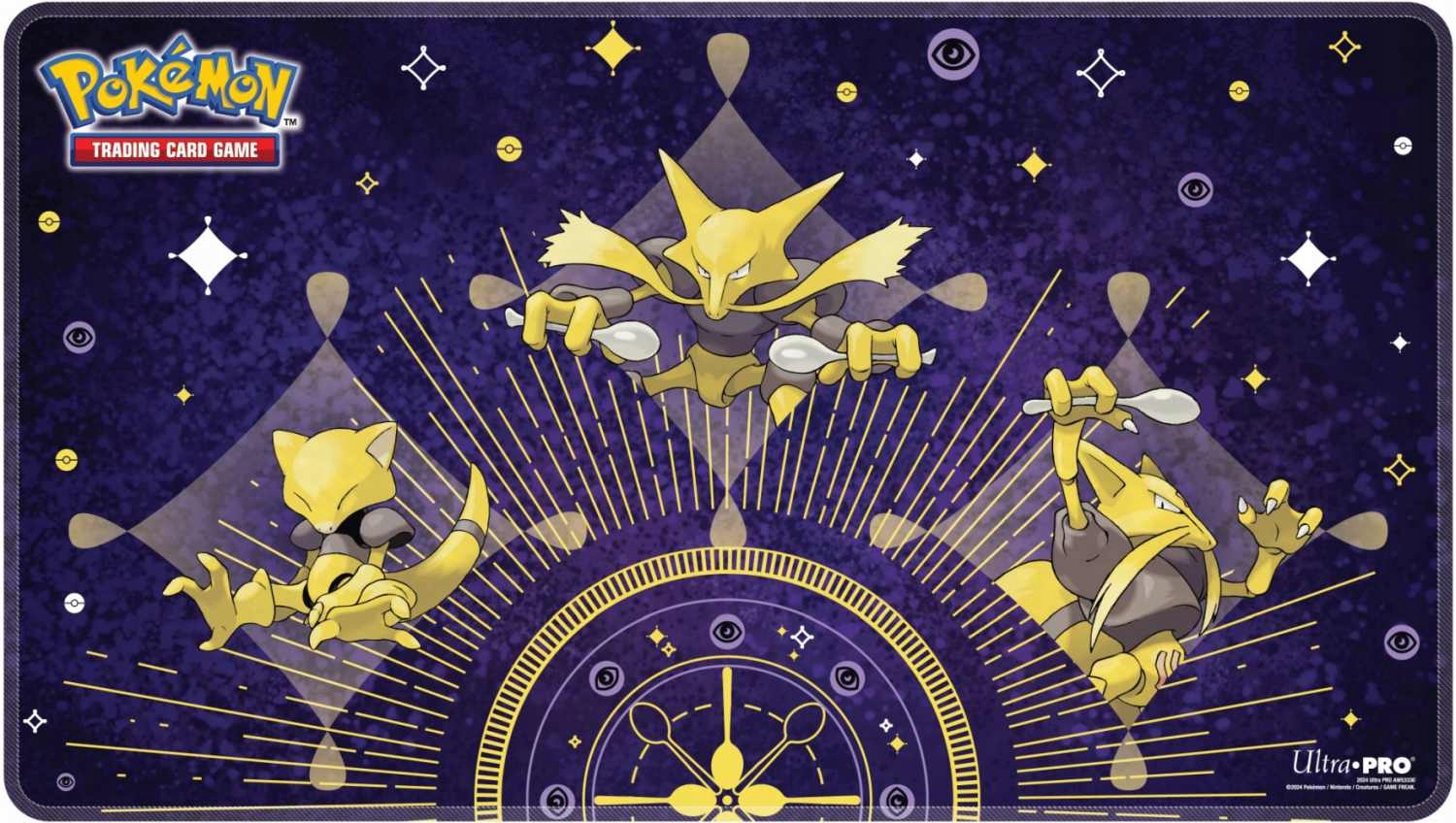 Ultra PRO Playmata Pokemon Abra Evolutions - White Stitched