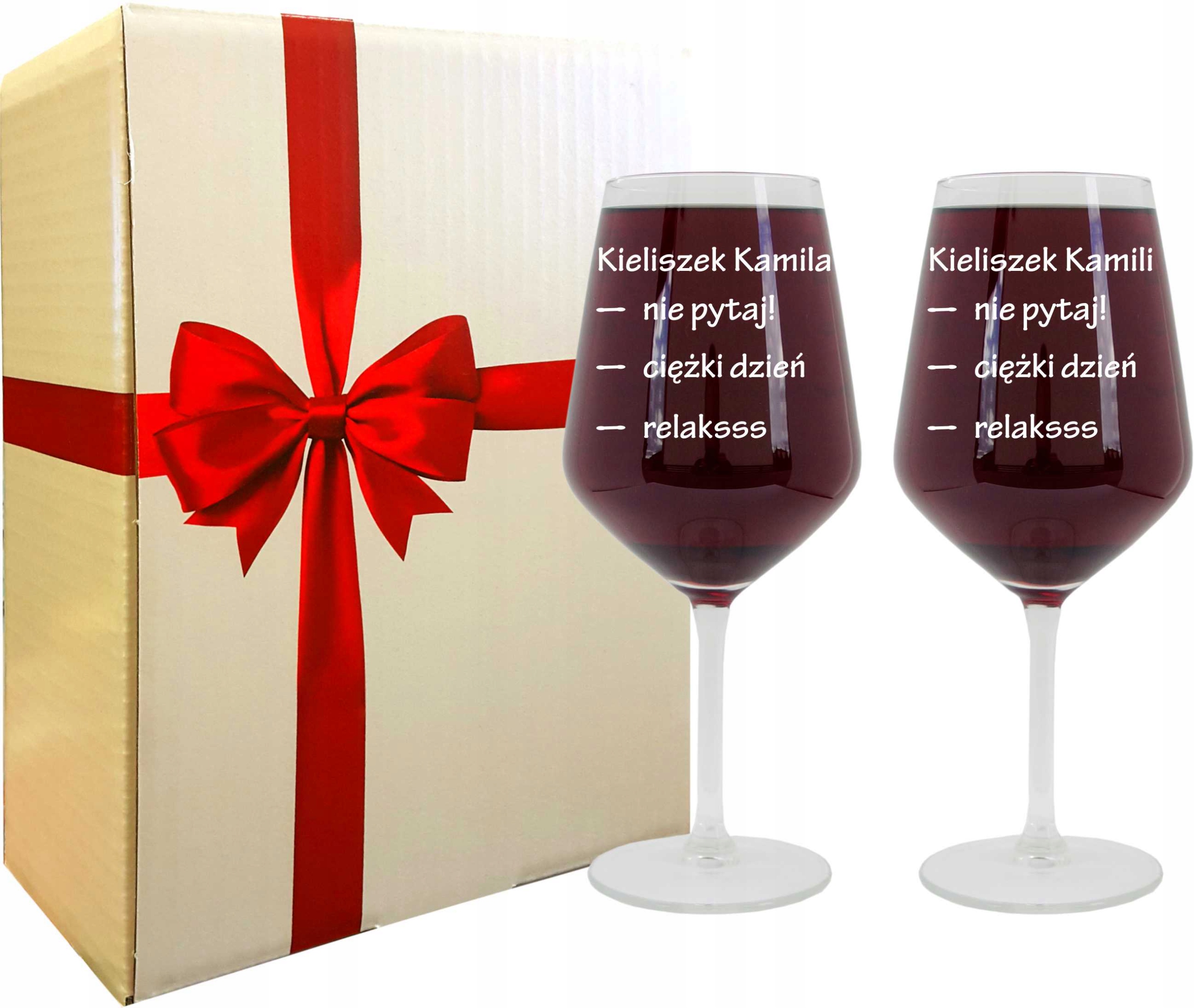 

Kieliszek do wina 530 ml x2 Grawer pudełko