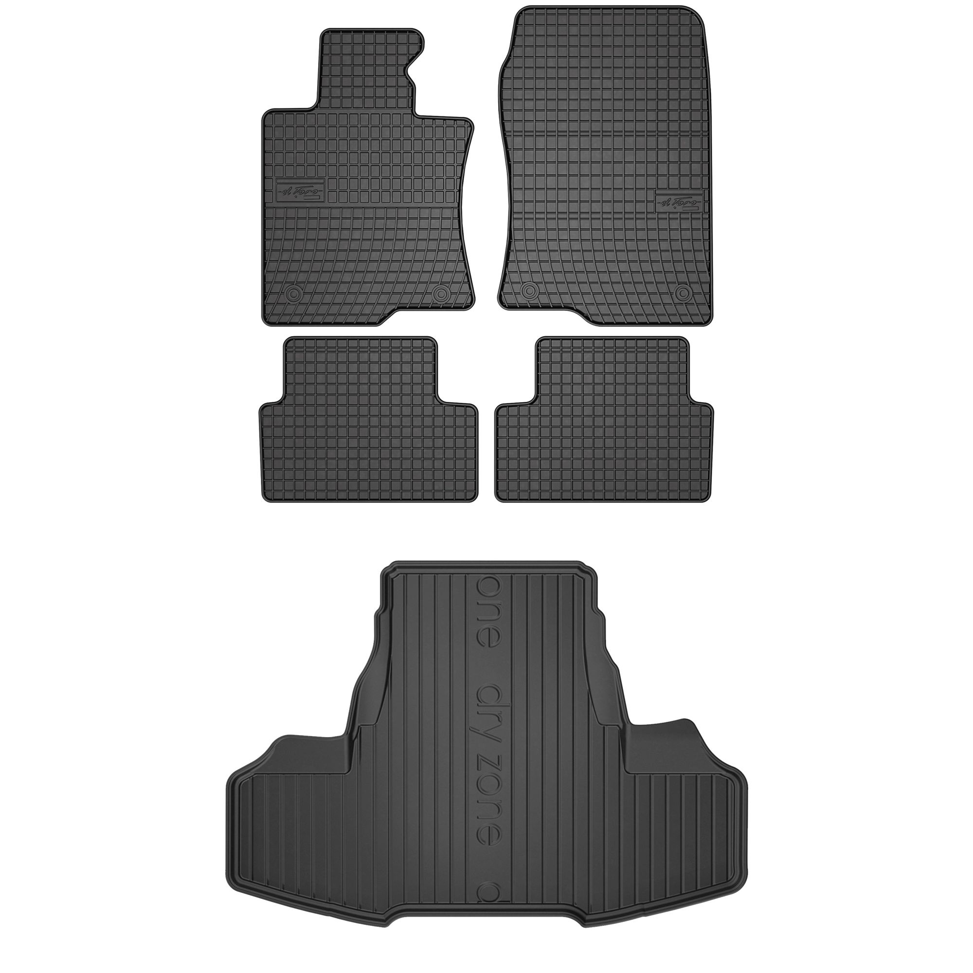 Gumové rohože a rohože Honda Accord VIII 2008-2015